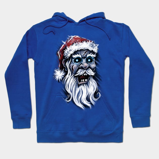 Zombie Santa Claus Hoodie by c0y0te7